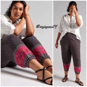 Anthropologie, Smocked Balloon-Leg Pants